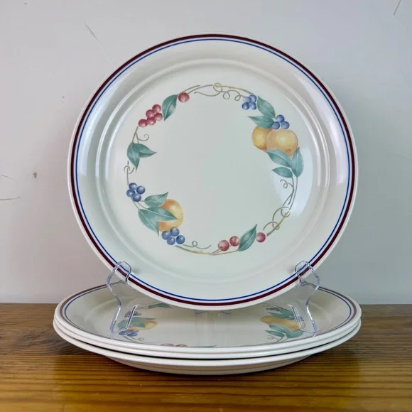Corelle by Corning Dinner Plates – Country Cottage Fruit – Set of 4 - Picture 13 of 16
